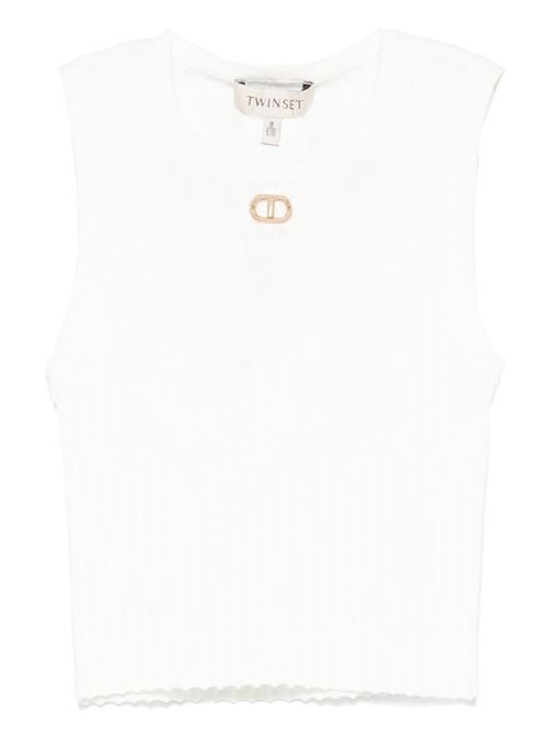 Canotta bambina girocollo TWINSET Kids | 251GJ340400808